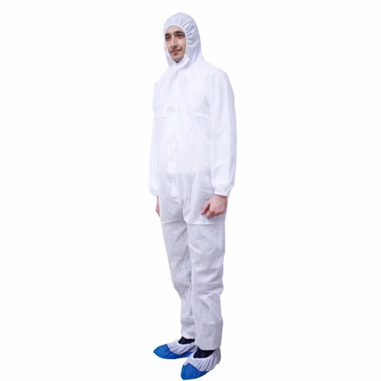 Vêtements jetables Combinaison à usage unique Vêtements de protection de sécurité